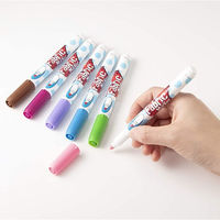 マービー ファブリックマーカー 中間色6色組 560-6B 1セット（直送品）