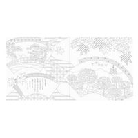 パイインターナショナル 美しい花と雅な和歌 ぬり絵ブック 1冊（直送品）