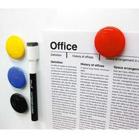 マグエックス カラーボタンMFCB-30直径30mm 6色組 12個 MFCB-30-12P-C 1セット(1組×2)（直送品）