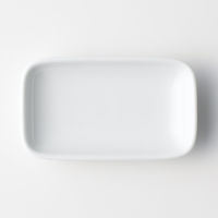 無印良品 白磁長角皿 小 約幅１１×奥行６．５×高さ２ｃｍ 1セット（1個×5） 良品計画