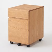 無印良品 木製デスクキャビネット オーク材突板 良品計画