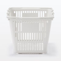 無印良品 ポリプロピレン 買い物かご 約幅３８．５×奥行２７×高さ２２ｃｍ 1セット（1個×10） 良品計画
