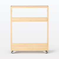 無印良品 竹材 スリムワゴン 小 良品計画