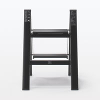 無印良品 アルミ 踏み台 ２段 ダークグレー 約幅４６×奥行５５×高さ６４ｃｍ 良品計画