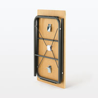 無印良品 スチールパイプテーブル ダークグレー 折りたたみ式 良品計画