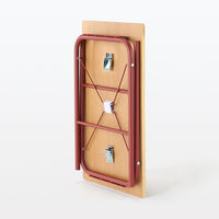 無印良品 スチールパイプテーブル エンジ 折りたたみ式 良品計画