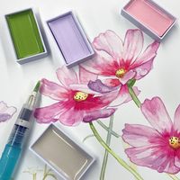 呉竹 顔彩耽美 No. 101 胡粉 MC21-101 1個（直送品）