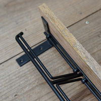 ポッシュリビング トイレットペーパーホルダー ダブル ホワイト W29×D11×H10cm マンゴーウッド/アイアン 41393 1個（直送品）