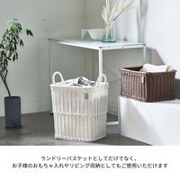 サンリツ KLEANE PLUS洗える抗菌素材の脱衣バスケット ダークグレー 　1個