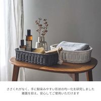 サンリツ KLEANE PLUS洗える抗菌素材の小物入れバスケットL ホワイト 1個