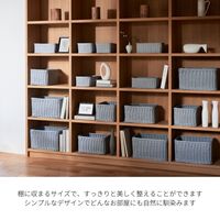 サンリツ KLEANE PLUS洗える抗菌素材のストレージBOX L ブラウン 　1セット（3個）