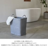 サンリツ KLEANE PLUS洗える抗菌素材の脱衣バスケット ブラウン 　1セット（3個）