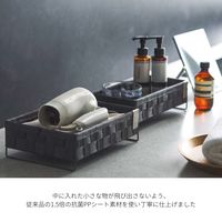 サンリツ KLEANE ZERO抗菌PPバンド素材の客室用浴衣置き ダークグレー 　1セット（3個）