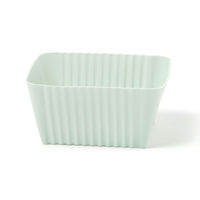 シリコンおかずカップ8点セット グリーン×グレー LAKOLE/ラコレ