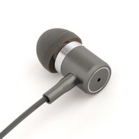 カナル型有線イヤホン チャコール LAKOLE/ラコレ