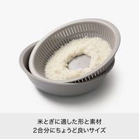 吉川国工業所 米とぎにも使えるザルとボウル（6点セット） ＬＢＫー10_Ｂｅ 1セット