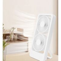 トレードワン ウィンジー USB充電式デュアルスタンドファン ホワイト 30901 1台