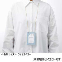 プラス オール紙製名札名刺サイズ CT-E5 イエロー 1箱（直送品）