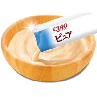 いなば CIAO チャオ ピュアちゅーる 猫 まぐろ＆ほたて貝柱 国産（14g×4本）6袋 ちゅ～る キャットフード ウェット 猫用 おやつ