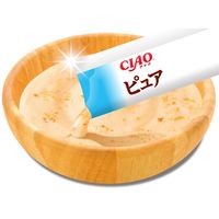 いなば CIAO チャオ ピュアちゅーる 猫 かつお かつお節入り 国産（14g×4本）6袋 ちゅ～る キャットフード ウェット 猫用 おやつ