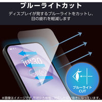 G253 ガラスフィルム 高透明 ブルーライトカット ゴリラ 薄型 PM-G253FLGOBL エレコム 1個（直送品）