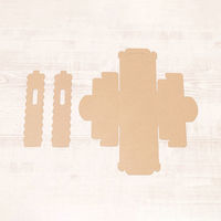 サガシキ 手提カットケーキ箱 スペーサー付0.5号SSS 4582673770191 1セット(1袋(50枚入)×2)（直送品）