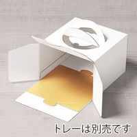 サガシキ 白ムジデコ箱5号 H130 4582673771846 1セット(1袋(25枚入)×4)（直送品）