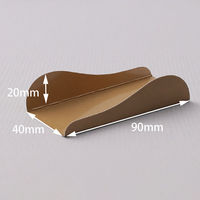 サガシキ ケーキプレート 長方形 ゴールド CPー131 4582673772584 1セット(100枚入)（直送品）