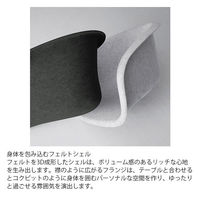 【設置込】イトーキ リフェルト 座ヌード 回転脚/アルミミラー ライトグレー KLF-335-Z9W 1脚（直送品）