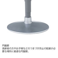 【設置込】イトーキ サポートスツール 背なし 円盤脚 ラズベリーレッド PCK-1108PV-M4 1脚（直送品）