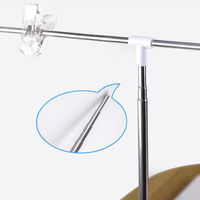 セーフラン安全用品 ステンレス伸縮POPスタンド(5台セット) C0095 1セット(5台入)（直送品）