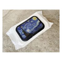 ビタットジャパン 抗菌ビタット 貼ってはがせるウェットシートのフタ レギュラー 星月夜 4562384606927 1セット(360個)（直送品）