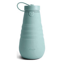 stojo 水筒 BOTTLE 590ml スクリュー 食洗機 電子レンジ 対応 AQUAMARINE 422645 1個（直送品）