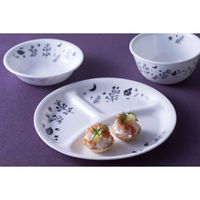 パール金属 ランチプレート 21.5cm CORELLE コレール 強化ガラス ムーンライトフォレスト 445220 1個（直送品）