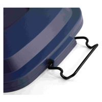 岩崎工業 ゴミ箱 ロック付き 30L プラスチック ネイビー 457862 1個（直送品）