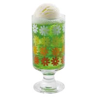 東洋佐々木ガラス ステムグラス 285ml 昭和のプリントグラス ガラス ファニー 458854 1個（直送品）