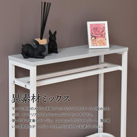 【軒先渡し】B.Bファニシング Noko コンソールテーブル 幅600×奥行200×高さ800mm NKTB0261MODGY 1台（直送品）