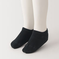 無印良品 キッズ 足なり直角 スニーカーイン（３足組） キッズ１９～２３ｃｍ オフ白・グレー・黒 良品計画