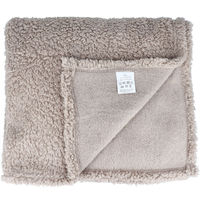 iiもの本舗 hokotto シープボアひざ掛け 大判サイズ 100×140cm グレージュ 4589596695181 1枚（直送品）