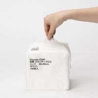（限定）抗菌・防カビ カウンタークロス ハーフ 約30×30cm ホワイト 1セット（1パック（100枚入）×5）帝人フロンティア オリジナル