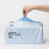 （限定）抗菌・防カビ カウンタークロス レギュラー 約30×60cm ブルー 1セット（1パック（100枚入）×5）帝人フロンティア オリジナル