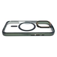 エアージェイ iphone16pro用 Magsafe対応ラウンドフォルムクリアケース 黒 AC-P24P-RMR BK 1個（直送品）