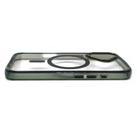 エアージェイ iphone16用 Magsafe対応ラウンドフォルムクリアケース 黒 AC-P24-RMR BK 1個（直送品）