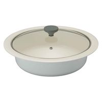 シービージャパン 卓上鍋 24cm IH対応 copan ガラス蓋付き 年中使える卓上鍋 2~3人用 414133 1個（直送品）