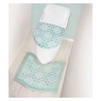 オカトー 蓋カバー 普通型 洗浄暖房型 兼用 メリージェラート タイル ミント 422694 1個（直送品）