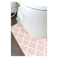 オカトー トイレマット 拭ける 80×60cm スキマにピタっ!拭けるPVCトイレマット モロッカン 437453 1個（直送品）