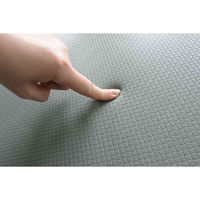 オカトー キッチンマット 衝撃吸収PVCキッチンマット 45×180cm 無地 グレー 441870 1個（直送品）