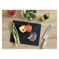 シービージャパン 抗菌TPUまな板 レクタングル 食洗機対応 atomico ブラック 457007 1個（直送品）