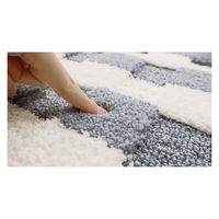 オカトー バスマット 瞬間吸水!しゃりさらバスマット 45×60cm グレー 460277 1個（直送品）