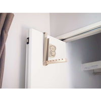 オカトー 室内物干し ミッフィー 折り畳めるドアハンガー ボリス 460688 1個（直送品）